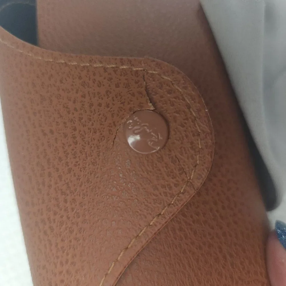 Ray Ban Leather Case Only Brown With Cleaning Cloth